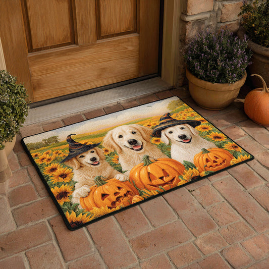 Sunflower Labrador Retriever Doormat NCU0HH545