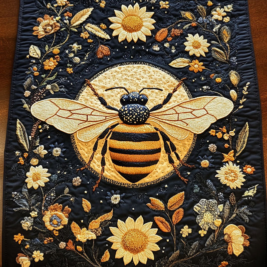Sunflower Queen Quilted Table Runner NCU0NT4021