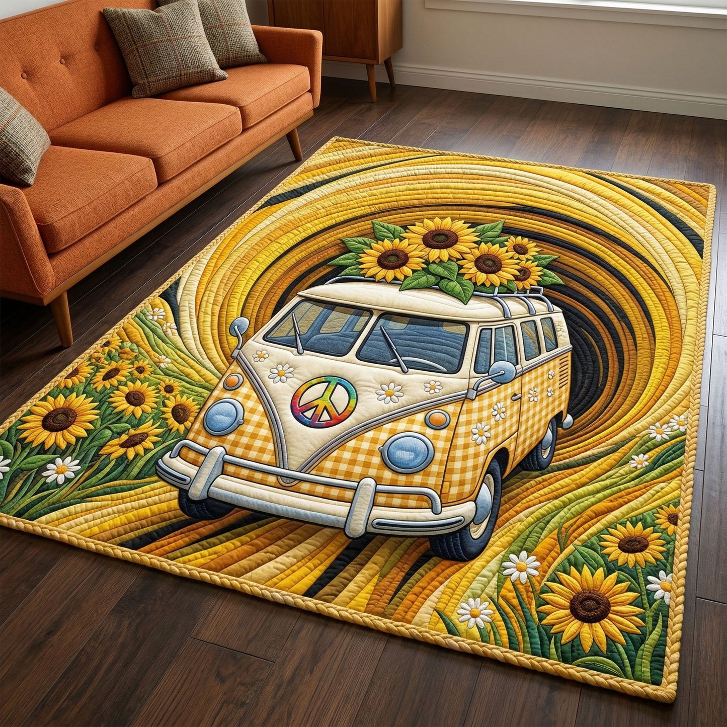 Sunflower Ride Area Rug NCU0NT12487