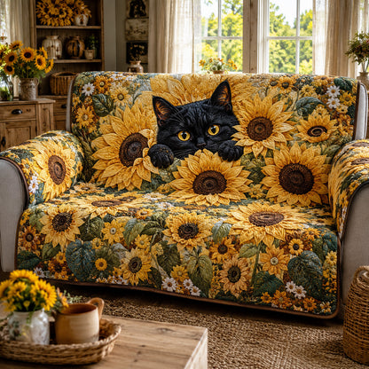 Sunflower Shadow Quilted Sofa Cover NCU0TV2004