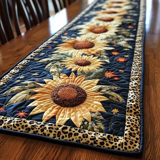 Sunflower Shine Quilted Table Runner NCU0DK8599