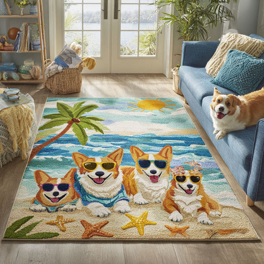 Sunglass Pup Area Rug NCU0PT9386
