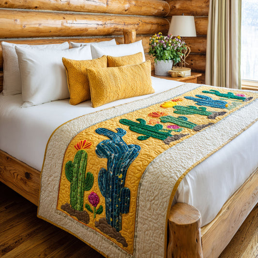 Sunkissed Spines Quilted Bed Runner NCU0PT8608