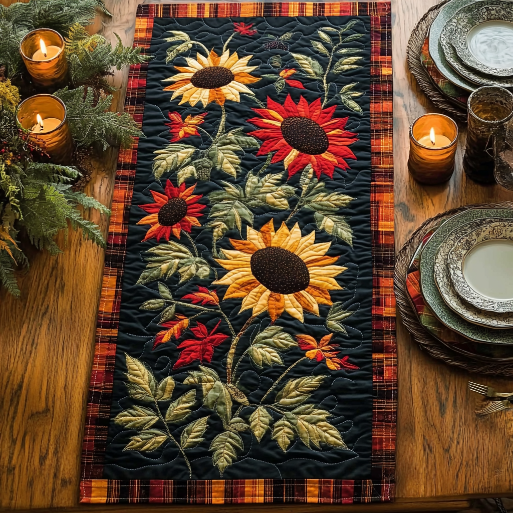 Sunkissed Splendor Quilted Table Runner NCU0DV3465