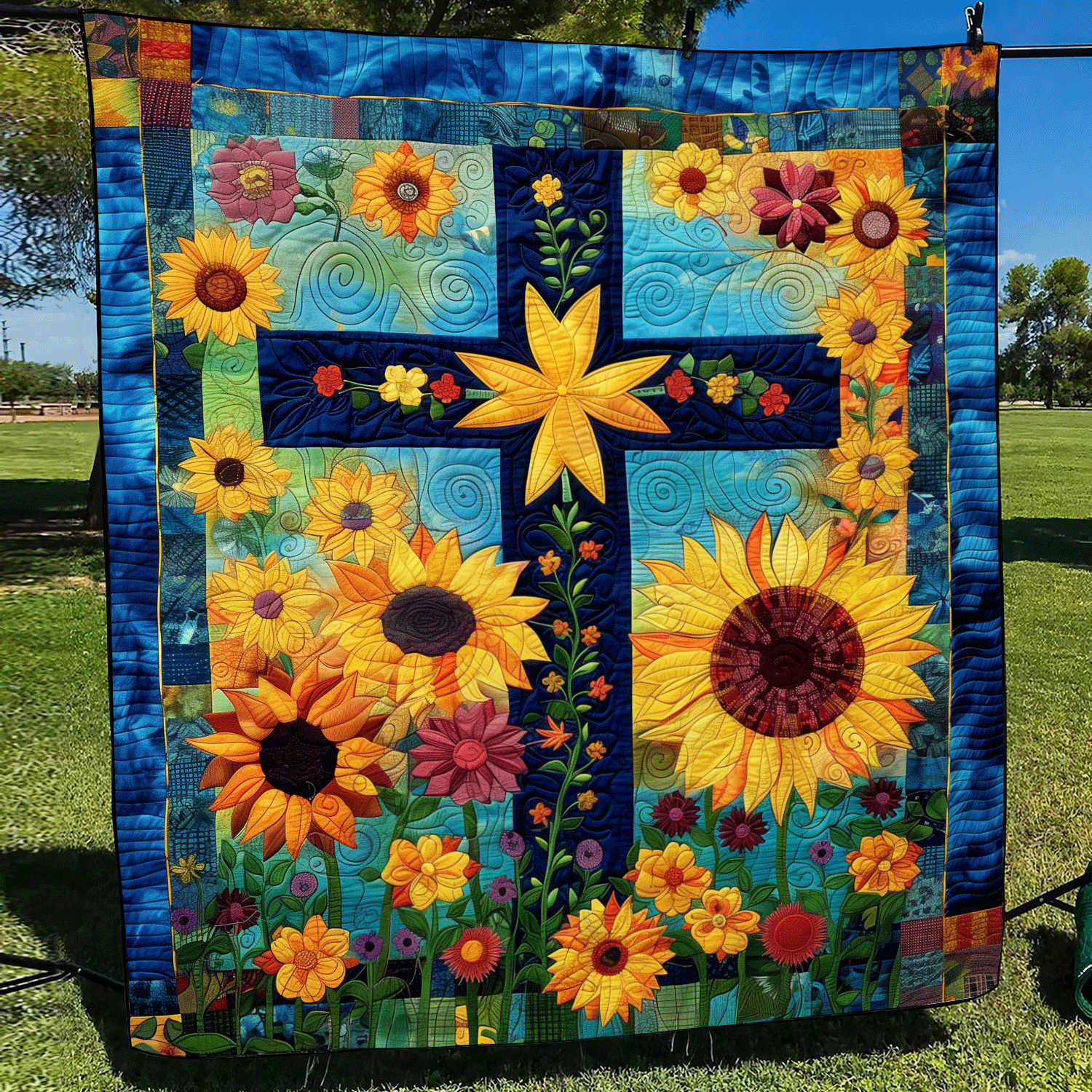 Horse Native Quilted Blanket NCU0DK143