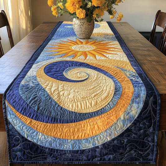 Sunlit Beauty Quilted Table Runner NCU0VL1670