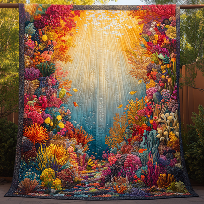 Sunlit Bloom Quilted Blanket NCU0DV4436