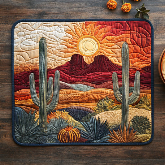Sunlit Cactus Quilted Placemat NCU0DV6717
