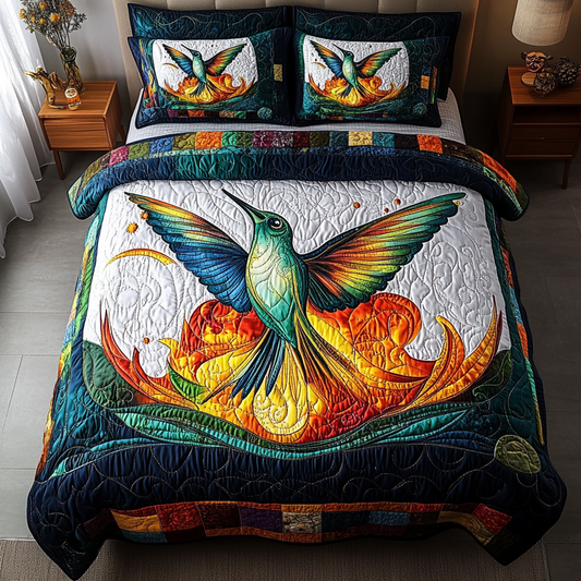 Sunlit Drifter 3-Piece Quilted Bedding Set NCU0DK4891