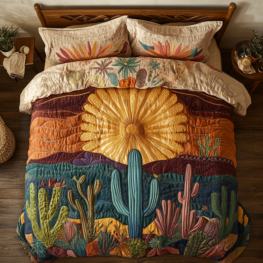 Sunlit Dunes 3-Piece Quilted Bedding Set NCU0VH3575
