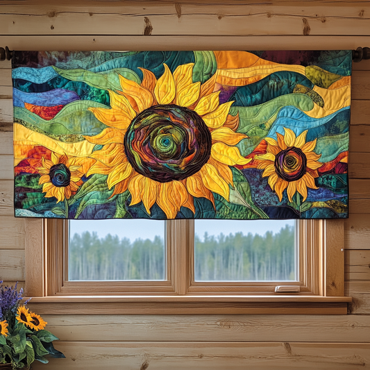 Sunlit Fields Quilted Valance NCU0DK3930