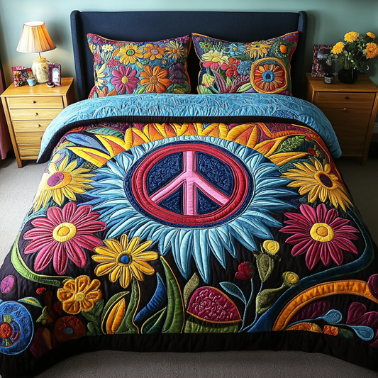 Sunlit Harmony Quilted Bedding Set NCU0DK6395