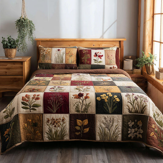 Sunlit Hexagons 3-Piece Quilted Bedding Set NCU0VL3227