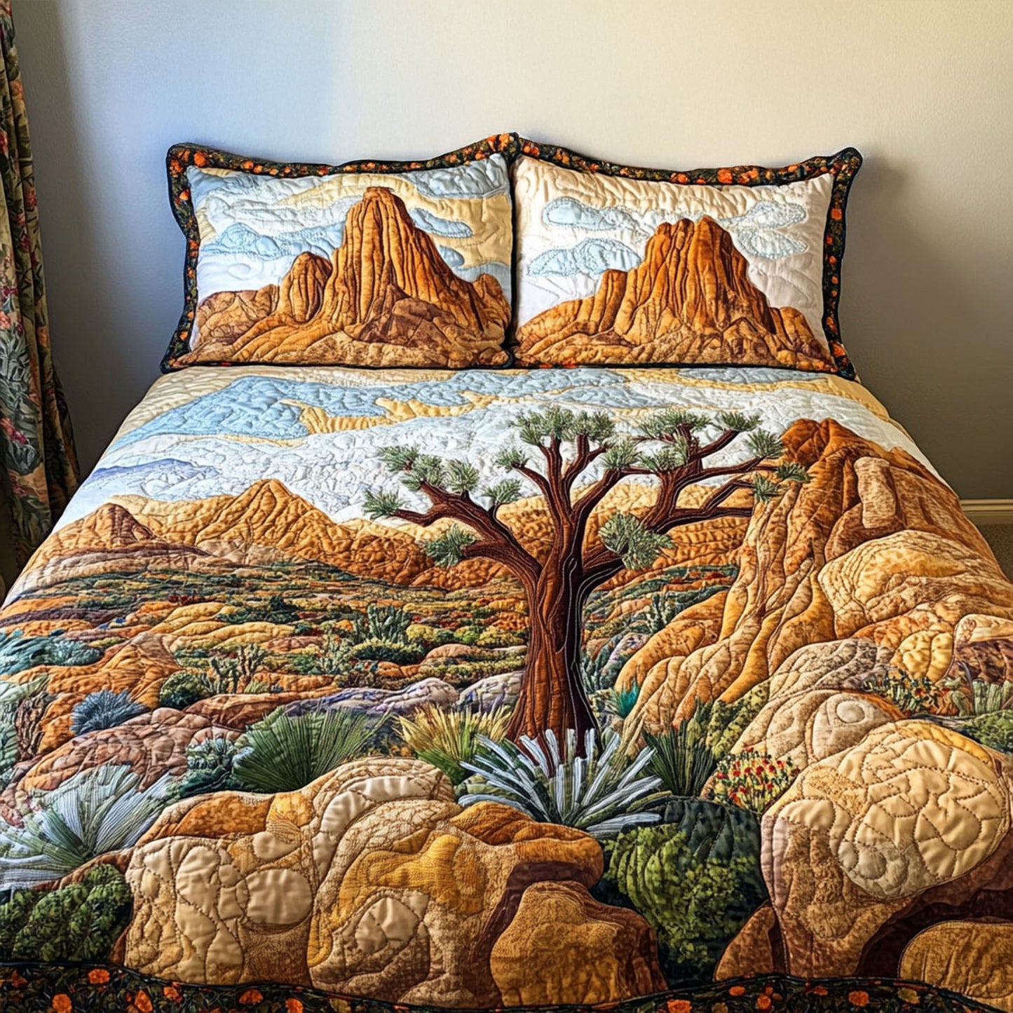 Sunlit Joshua 3-Piece Quilted Bedding Set NCU0PT6279