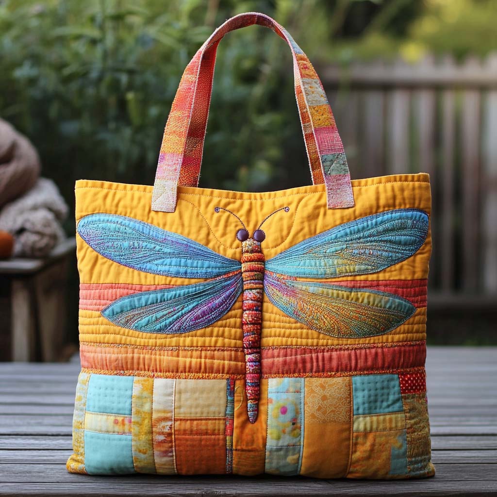 Sunlit Pathway Quilted Tote Bag NCU0XD1710
