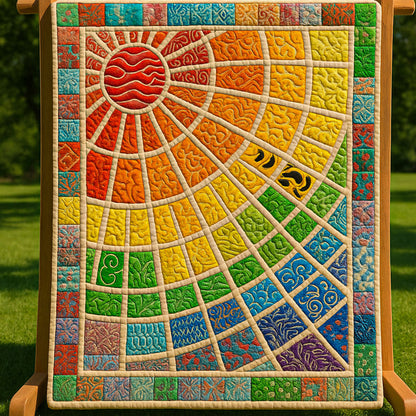 Sunlit Rays Quilted Blanket NCU0NT6526