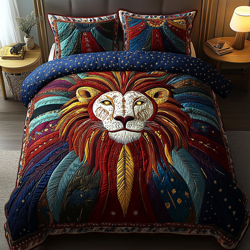Sunlit Roar 3-Piece Quilted Bedding Set NCU0DK4381