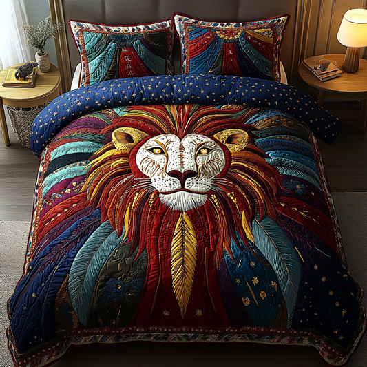 Sunlit Roar 3-Piece Quilted Bedding Set NCU0DK4381