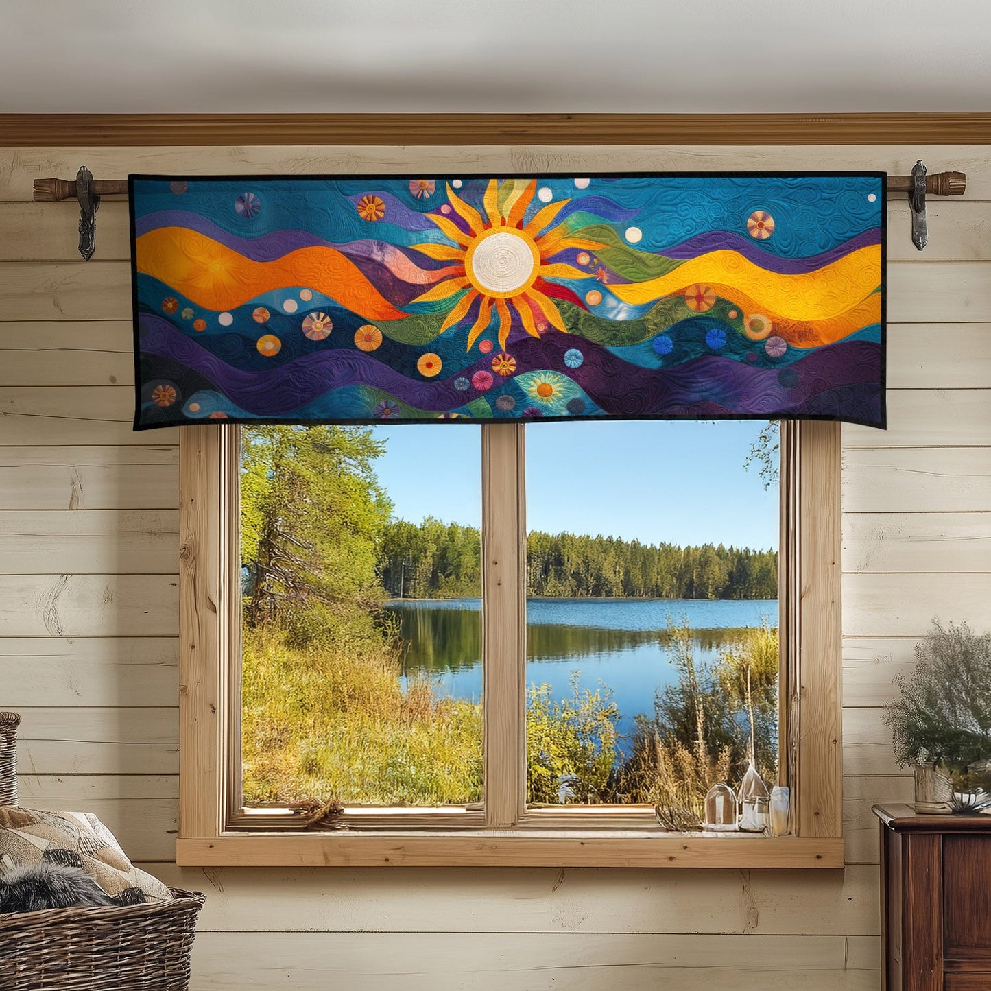 Sunlit Soul Quilted Valance NCU0PT6118