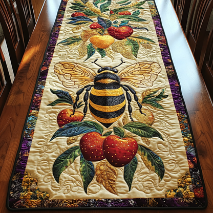 Sunlit Stripes Quilted Table Runner NCU0DK5497