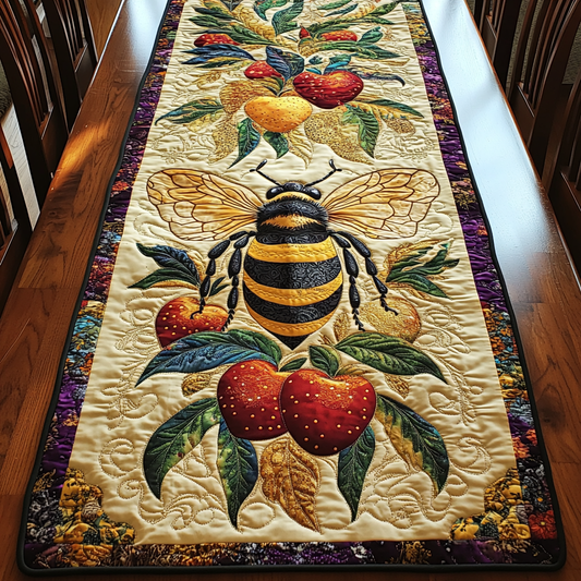 Sunlit Stripes Quilted Table Runner NCU0DK5497