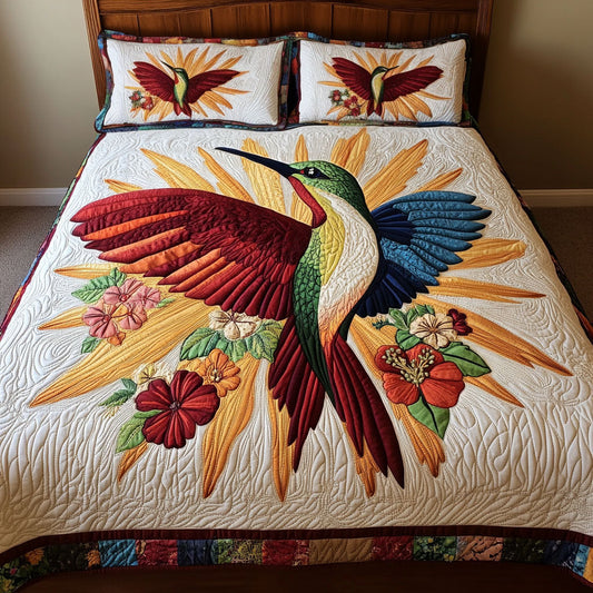 Sunlit Symphony 3-Piece Quilted Bedding Set NCU0PT3615