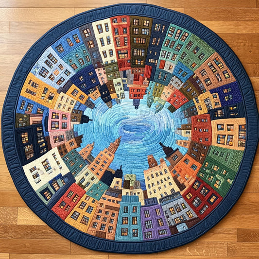Sunlit Valley Quilted Round Mat NCU0NT7327