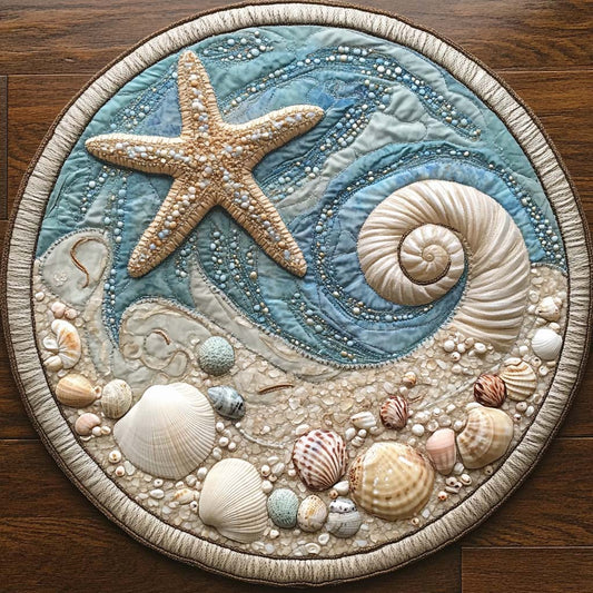 Sunlit Voyage Quilted Round Mat NCU0NT7475