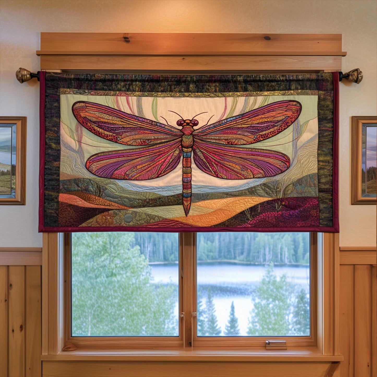 Sunlit Wings Quilted Valance NCU0PT4606