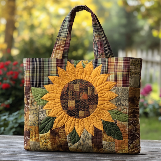 Sunny Bloom Quilted Tote Bag NCU0DK9604