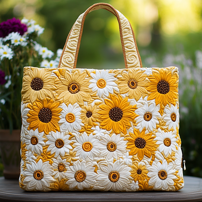 Sunny Bloom Quilted Tote Bag NCU0VL2716
