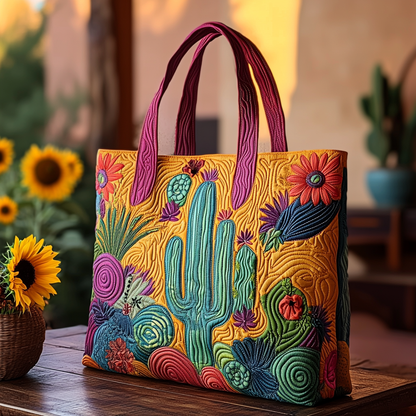 Sunny Bloom Quilted Tote Bag NCU0VL2795