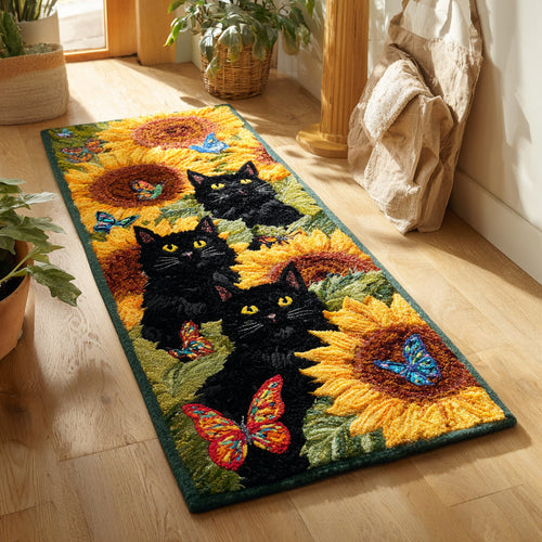 Sunny Cat Patch Runner Carpet NCU0HH954
