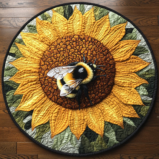 Sunny Charm Quilted Round Mat NCU0DV6873