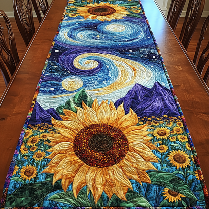 Sunny Charm Quilted Table Runner NCU0DK5377