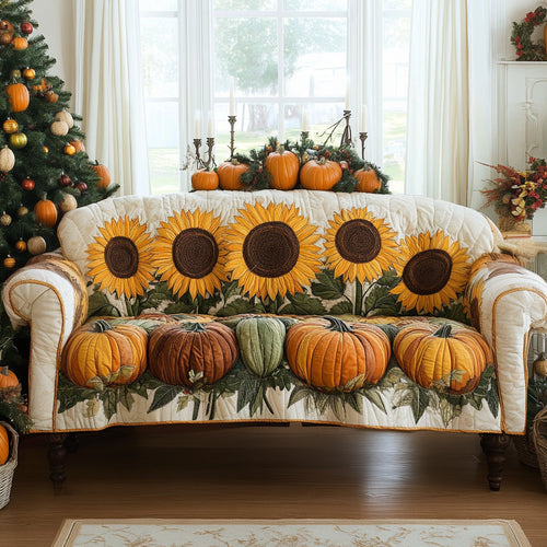 Sunny Field Quilted Sofa Cover NCU0DV8569