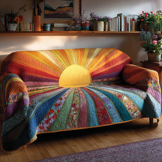 Sunny Garden Quilted Sofa Cover NCU0DK10855