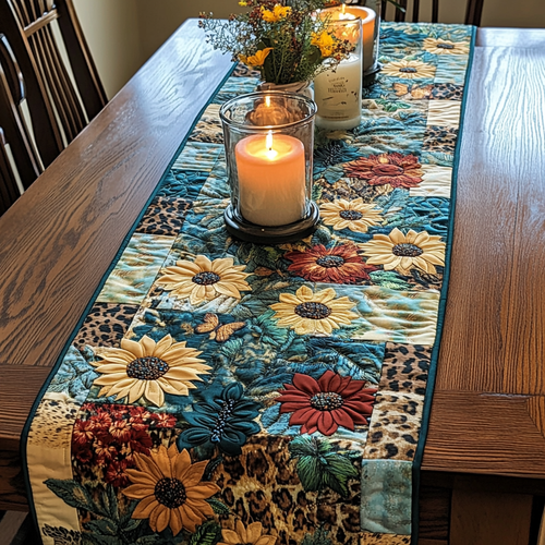 Sunny Grace Quilted Table Runner NCU0VH2279