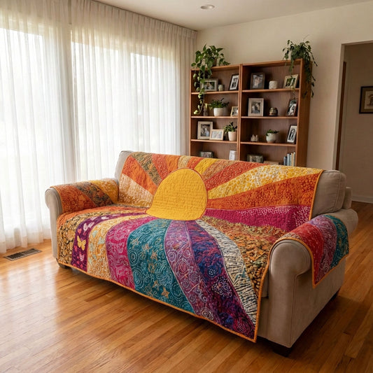 Sunny Horizon Quilted Sofa Cover NCU0DK12186