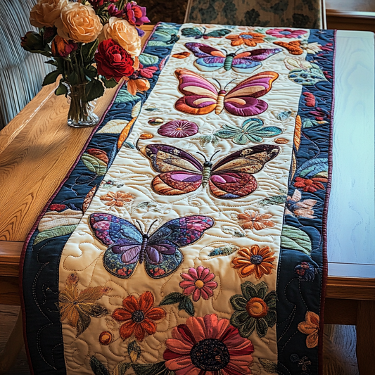 Sunny Meadow Quilted Table Runner NCU0VL1117