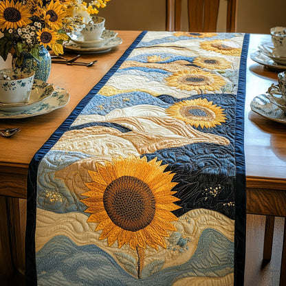 Sunny Meadow Run Quilted Table Runner NCU0PT5241