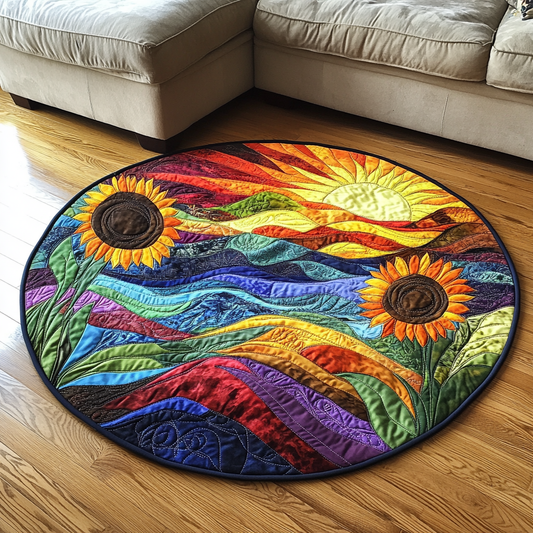 Sunny Nest Quilted Round Mat NCU0VH3603