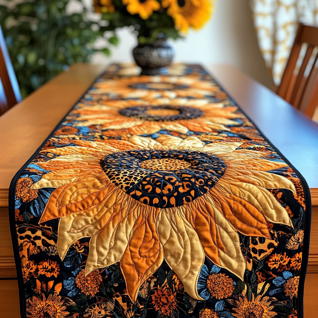 Sunny Paradise Quilted Table Runner NCU0VL1896