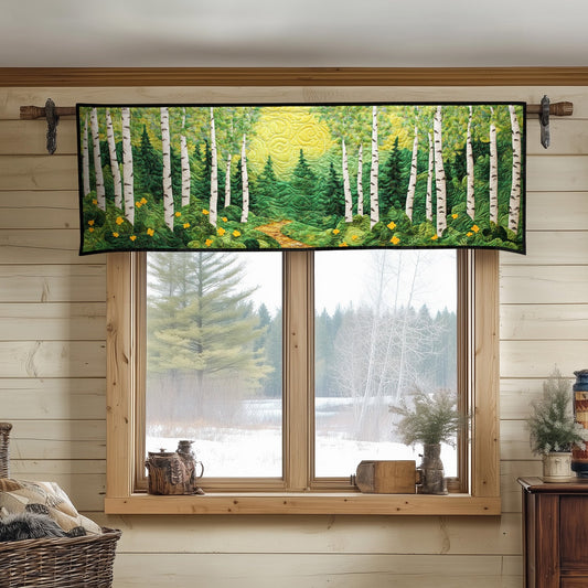 Sunny Pathway Quilted Valance NCU0NT7179