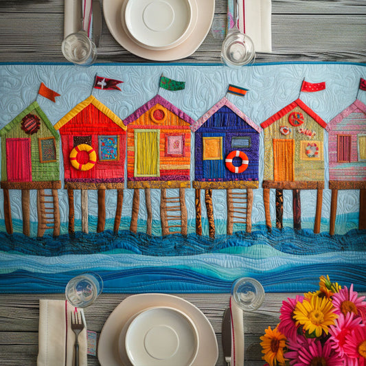 Sunny Retreat Quilted Table Runner NCU0NT6494
