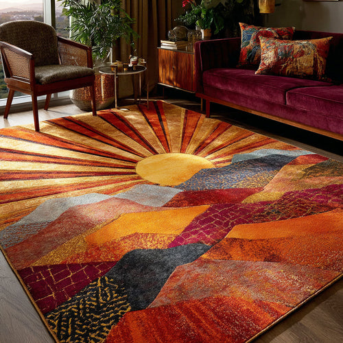 Sunny Rhythm Area Rug NCU0TD2292