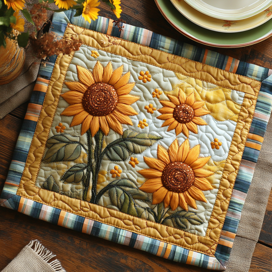 Sunny Serenity Quilted Place Mat NCU0DV3490
