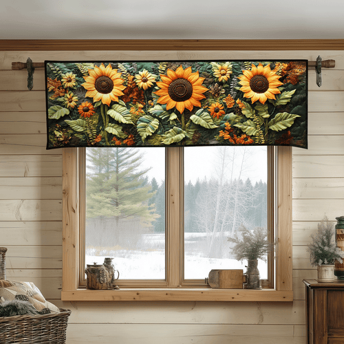 Sunny Serenity Quilted Valance NCU0DV3501