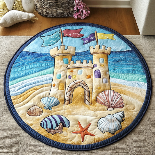 Sunny Shores Quilted Round Mat NCU0VH3856