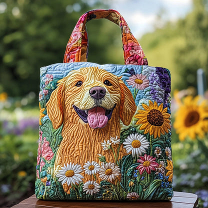 Sunny Smile Quilted Tote Bag NCU0DV7397